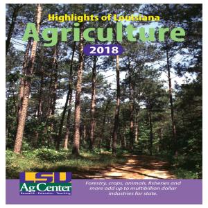 2018 Highlights of Louisiana Agriculture