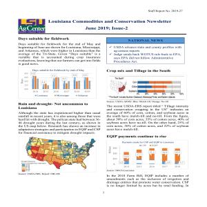 Louisiana Commodities and Conservation Newsletter - June 2019 - Issue 2