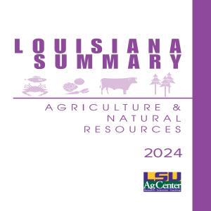 2024 Louisiana Summary: Agriculture & Natural Resources