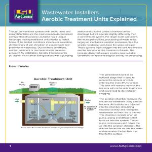 Wastewater Installers: Aerobic Treatment Units Explained