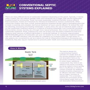 Conventional Septic Systems Explained