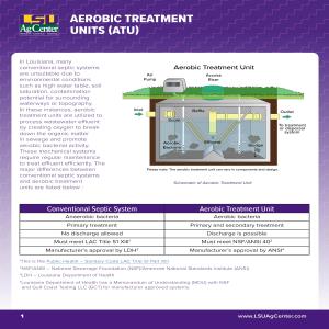 Aerobic Treatment Units (ATU)