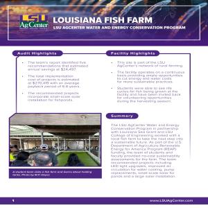 Louisiana Fish Farm