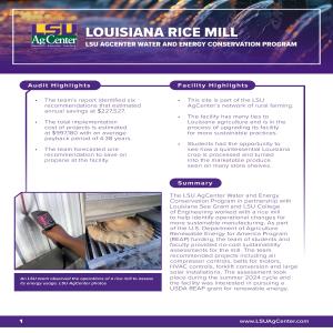 Louisiana Rice Mill 