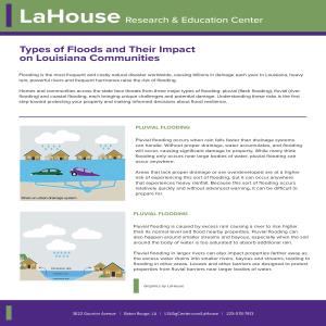 Types of Floods and Their Impact on Louisiana Communities 