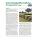 Determining Cash Rental Rates for Agricultural Land